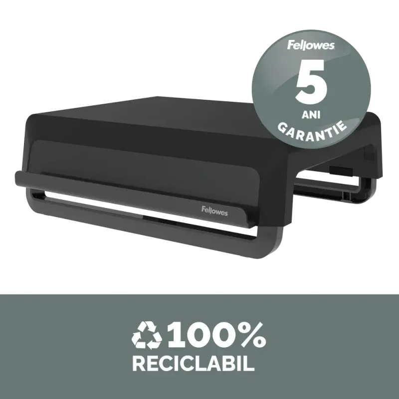Fellowes Breyta suport pentru monitor reglabil pe inaltime suporta 15Kg negru 