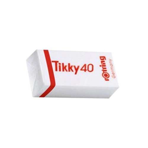 Rotring Radiera TIKKY 40 alba dust free pentru creioane 31x17x17mm