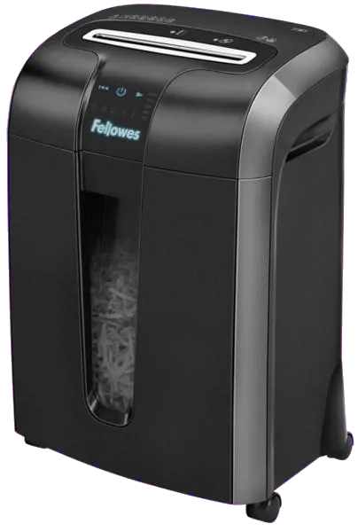 Fellowes Distrugator documente 73Ci, 12 coli, particule 4x35 mm, P-4, CD/DVD, cos 23L 