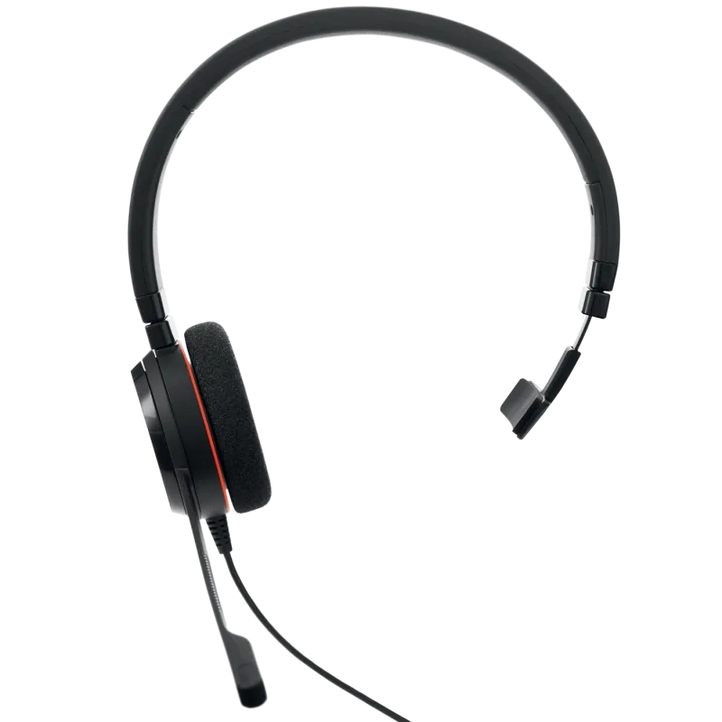 Jabra Casca EVOLVE 20 MS cu fir, Monoaural, On-Ear, conectare USB-C/USB-A 