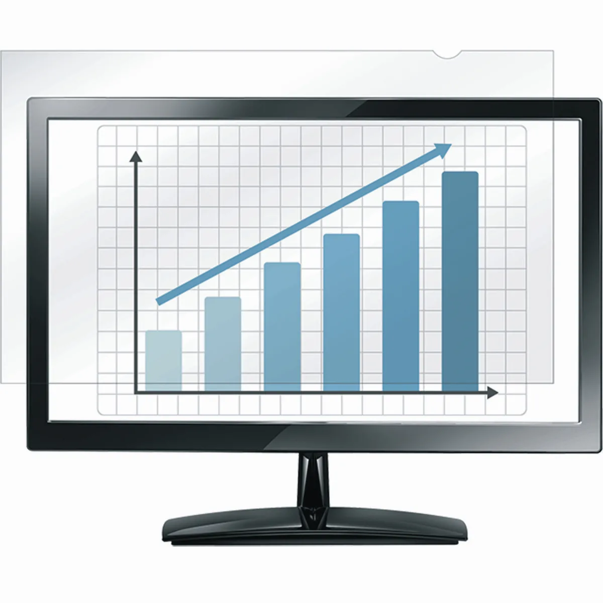 Fellowes Blackout Privacy Filter 24 inch 16:9 (531mm x 297mm) angle
