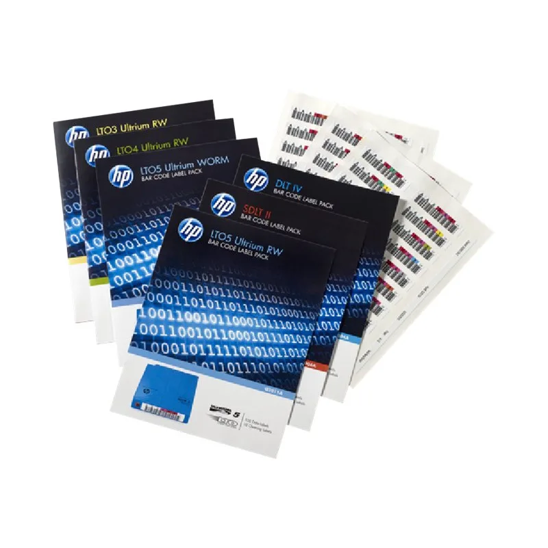 HPE LTO-6 Ultrium RW Bar Code Label 100 Pack