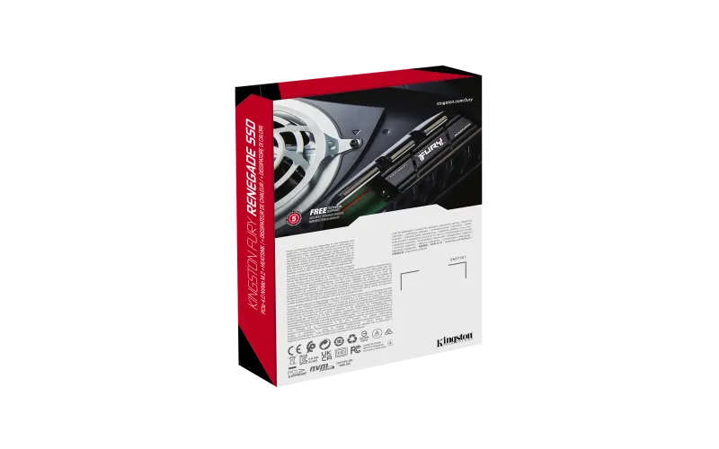 Kingston SSD M.2 2TB PCIe 4.0 NVMe cu heatsink FURY Renegade 