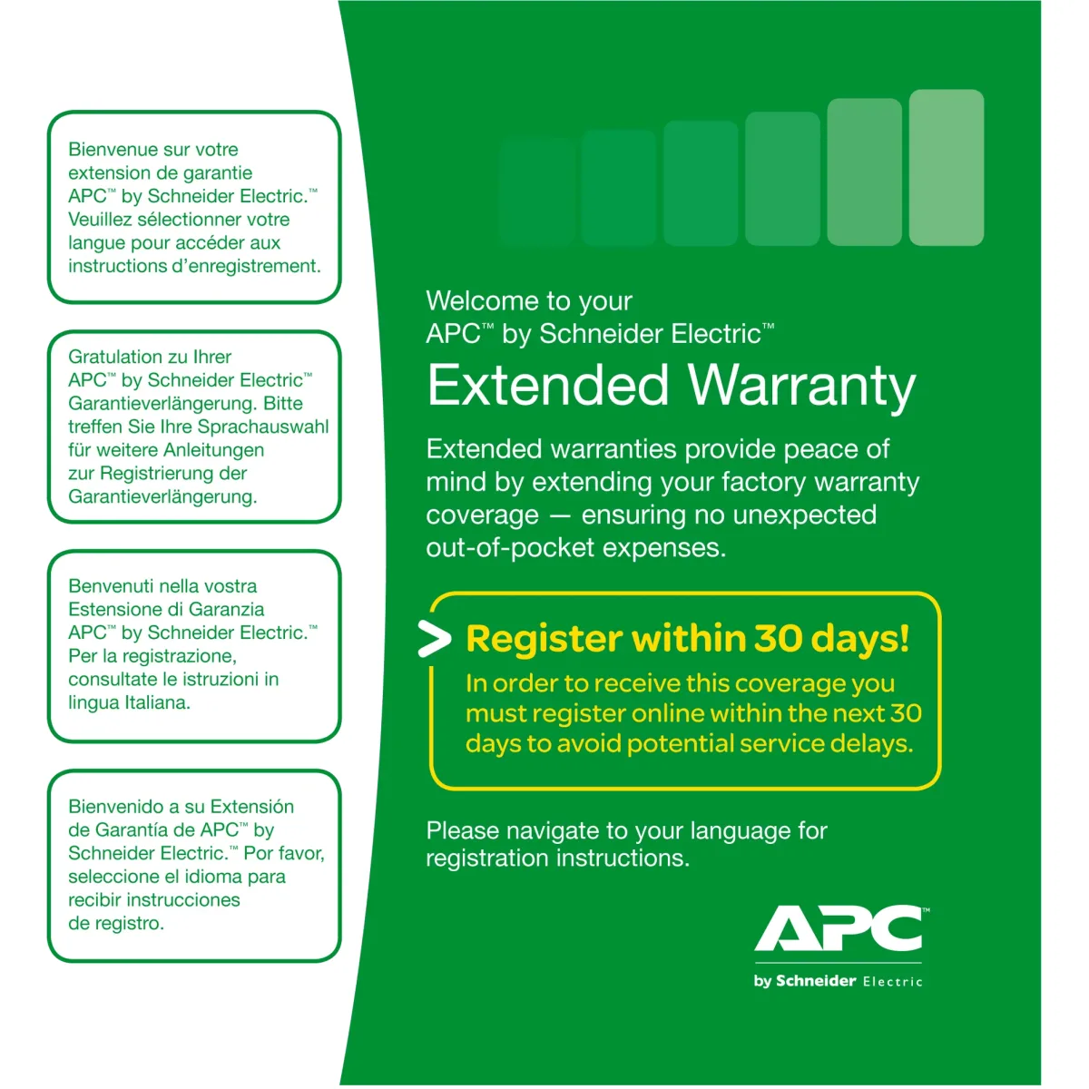 APC Service Pack 3 Year Warranty Extension (for new product purchases) for SRT192BP2