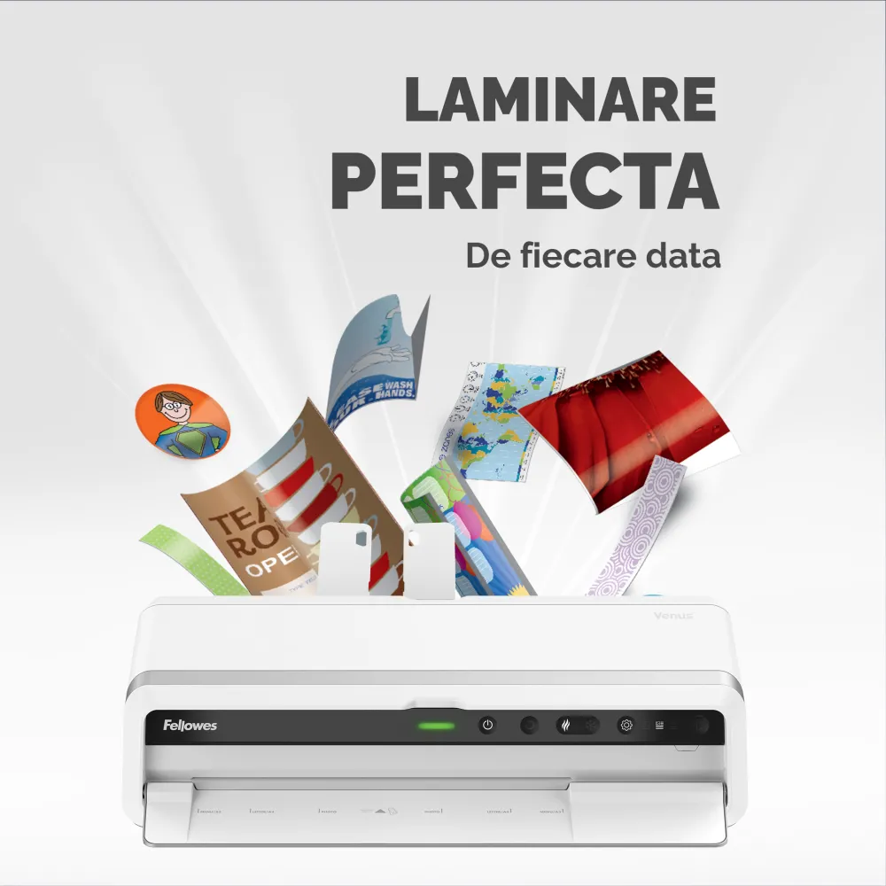 Fellowes Laminator A3 VenusLX 250mic 320mm 2180mm/min 6role lifestyle