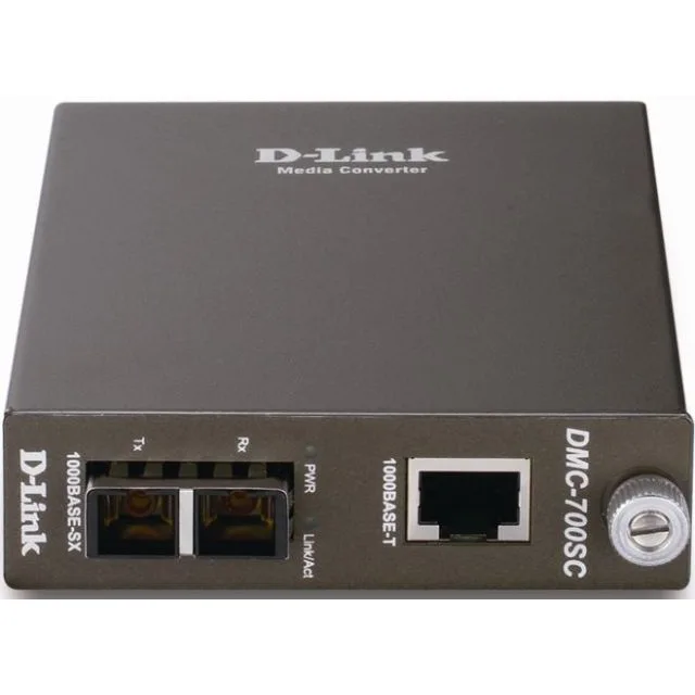 D-Link Media Convertor 1000 Baste-TX to 1000 Base-SX, Multimode SC