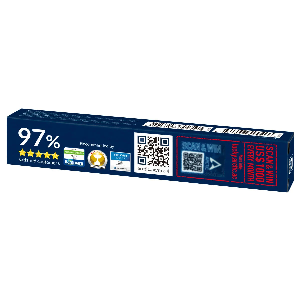 Arctic PASTA SILICONICA 4g MX-4 4g si aplicator angle