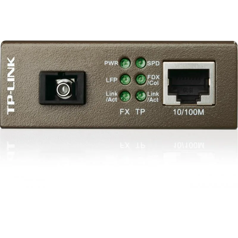 TP-Link MC112CS - Convertor RJ45 10/100M la fibra SC single-mode 