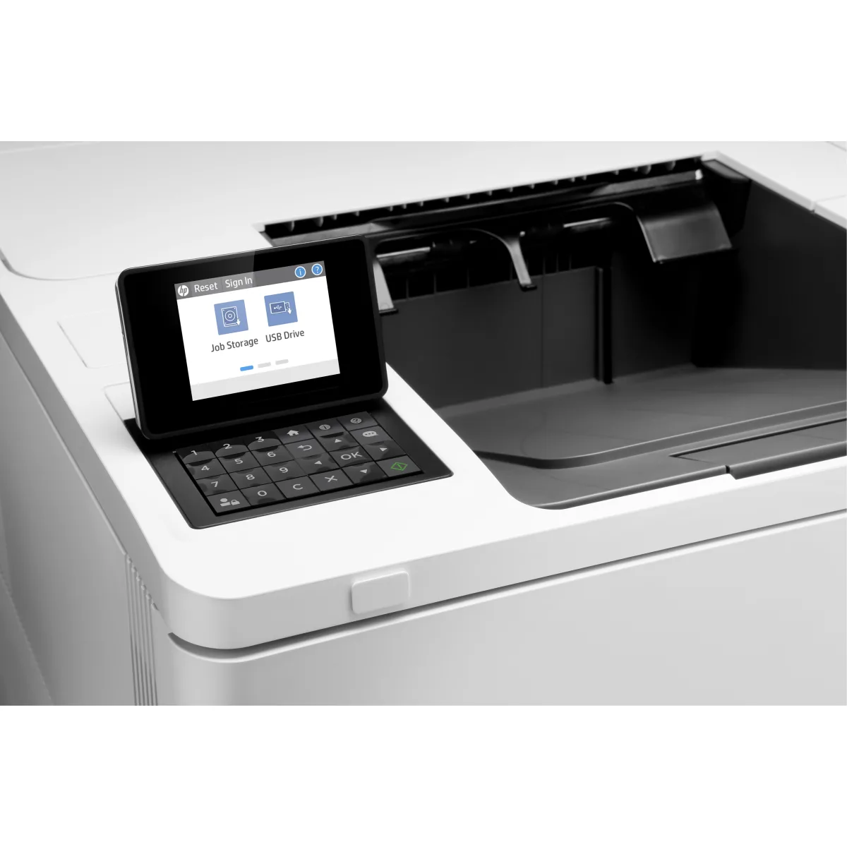 HP LaserJet Enterprise M607n imprimanta laser mono A4 (K0Q14A) angle