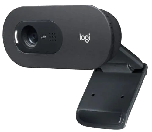 Logitech C505 HD Webcam, HD 720p/30fps, Black 