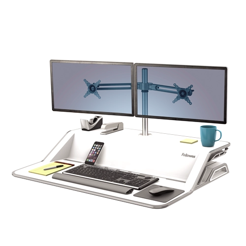 Fellowes Lotus Dual Monitor Arm Kit - brat de sustinere 2 monitoare 