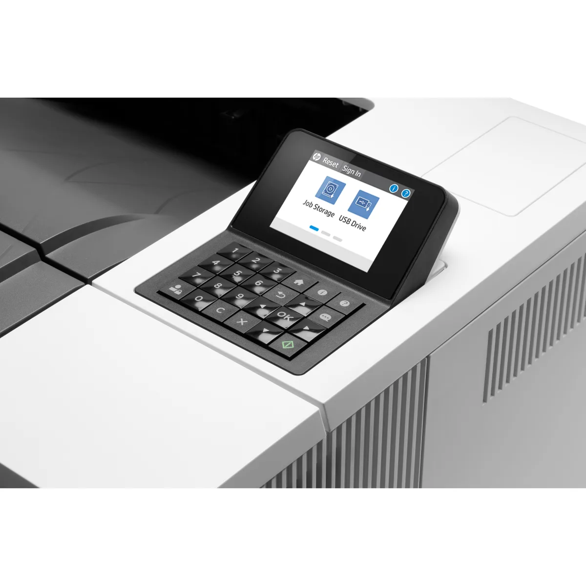 HP LaserJet Enterprise M507dn imprimanta laser mono A4 (1PV87A) angle