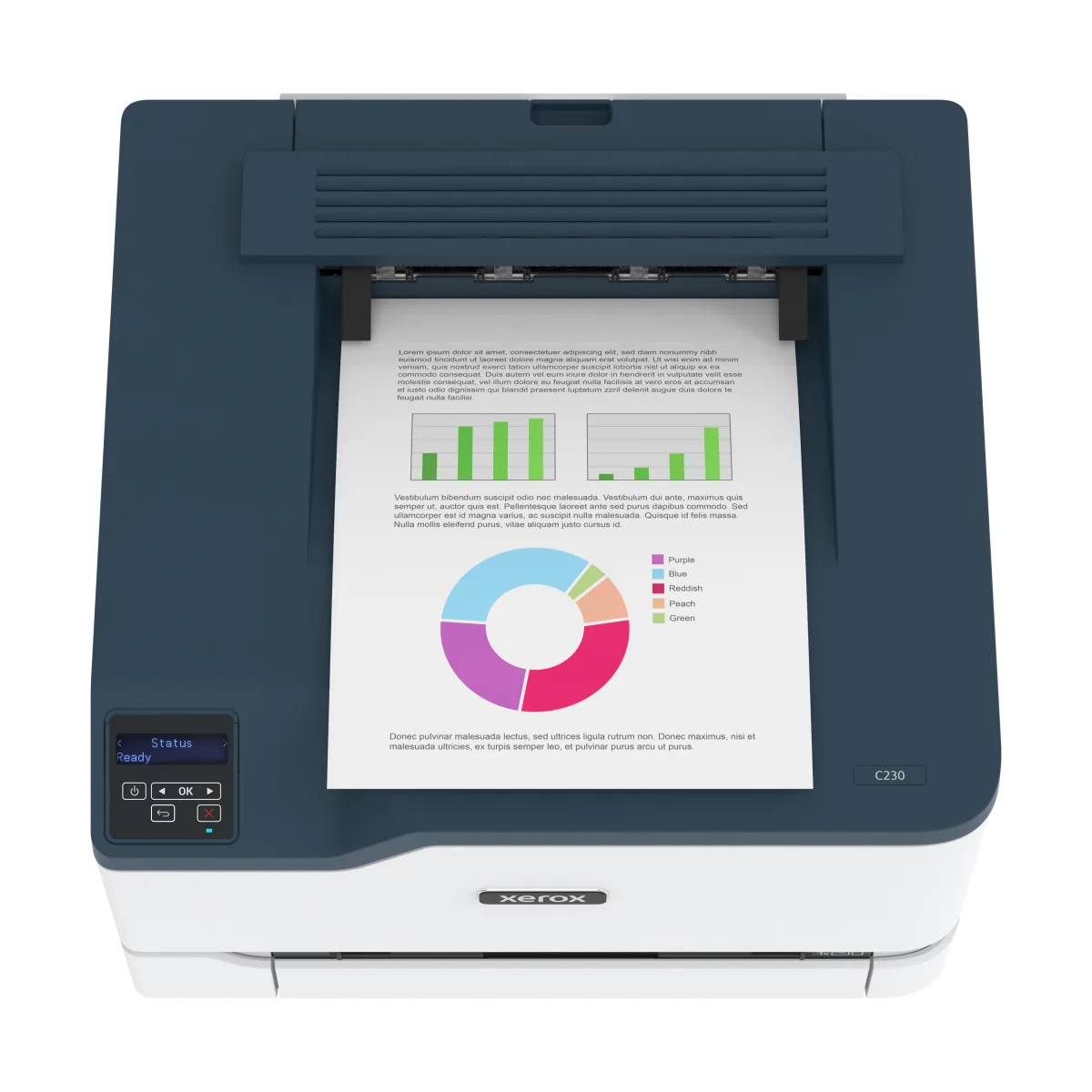 Xerox C230DNI imprimanta laser color A4 duplex Wi-Fi (C230V_DNI) angle