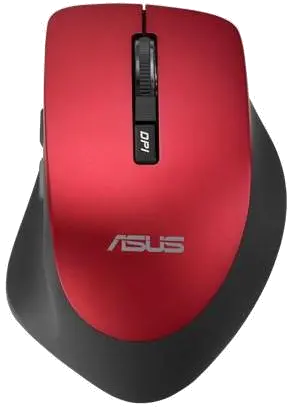 Asus WT425 Mouse wireless USB 6 butoane Optic 1600 DPI Rotita scroll Red