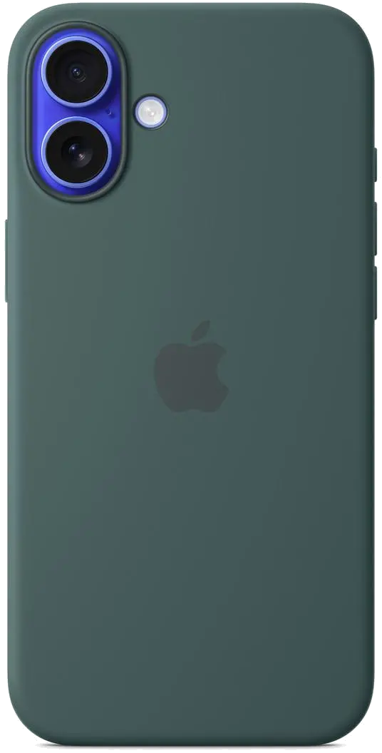 Apple iPhone 16 Plus Silicone Case with MagSafe - Lake Green (Seasonal)