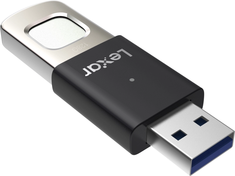Lexar JumpDrive Fingerprint F35pro USB 3.2 Gen1, up to R300/W350, 128GB 