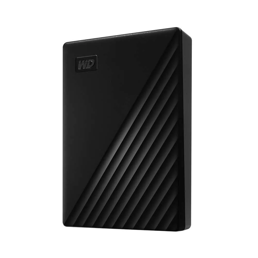 Western Digital My Passport HDD portabil 5TB 2.5inch USB 3.2 slim cripare 256-bit AES negru 
