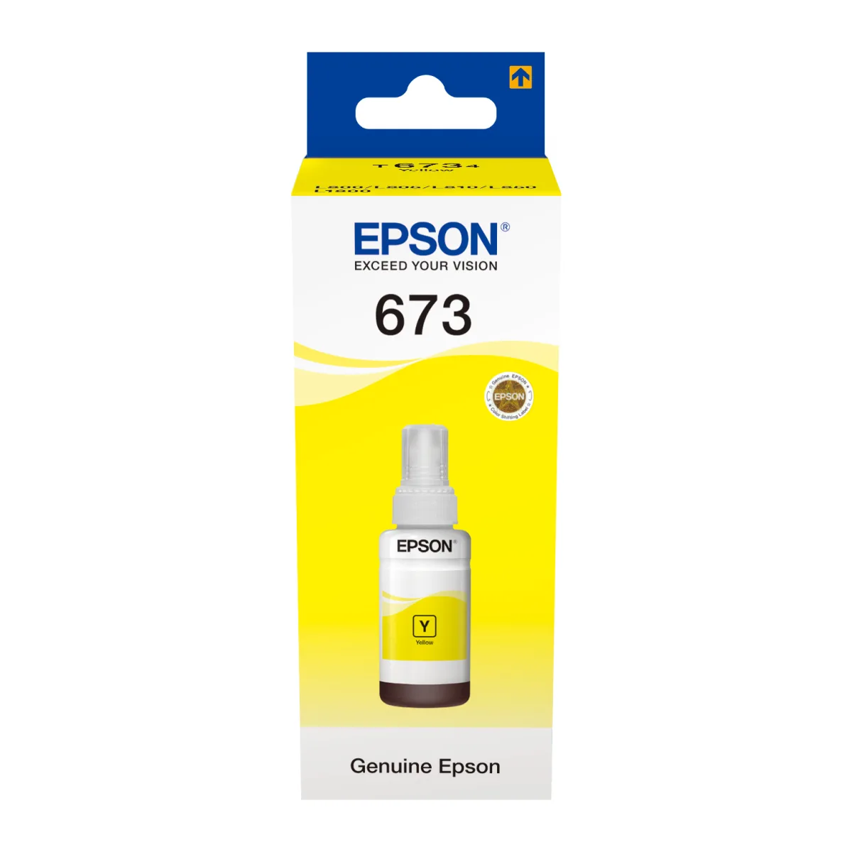 C13T67344A10 Rezerva cerneala yellow original pt Epson L800/L805/L850/L1800