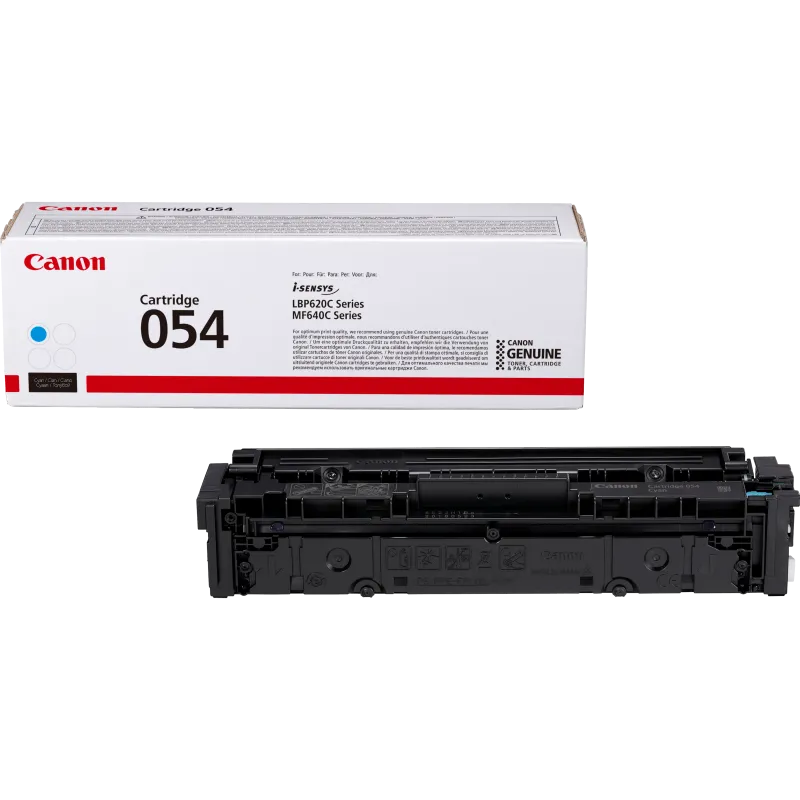 Canon CRG054C Cartus toner original Cyan pentru i-SENSYS LBP620C, MF640C, 1200 pag