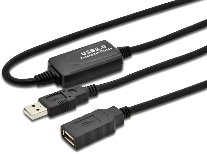 MicroConnect Cablu prelungitor USB 2.0 activ 10m repeater