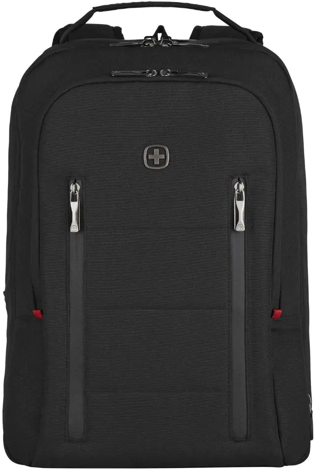 Wenger City Traveler Carry-On Rucsac 16'' cu buzunar de tableta, expandabil negru 