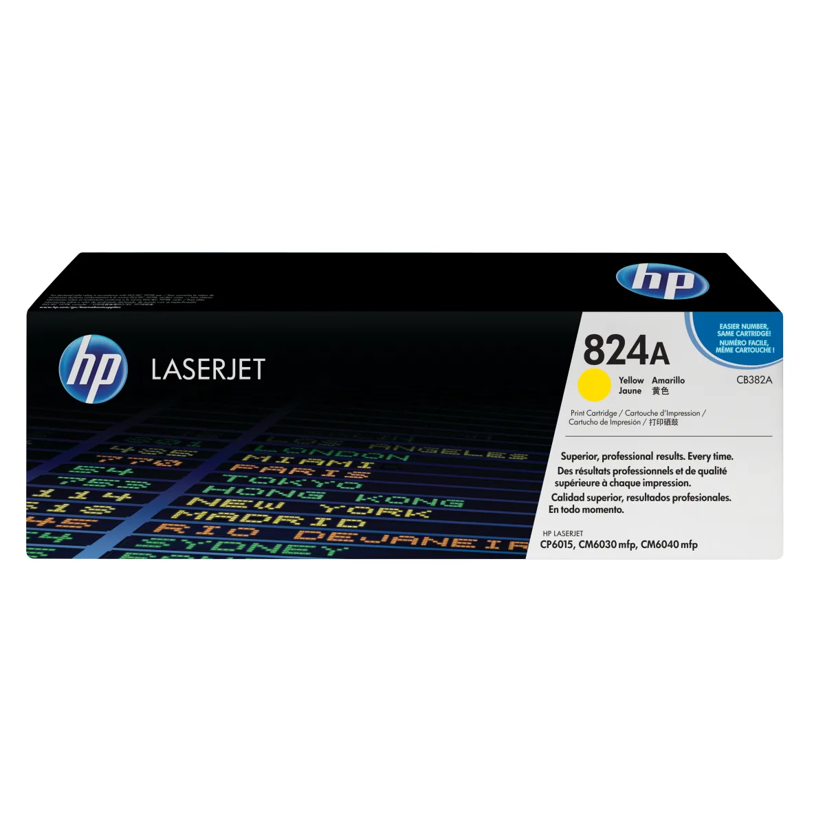 CB382A Cartus toner No.824A yellow pt. HP CP6015/ CM6040MFP, 21k