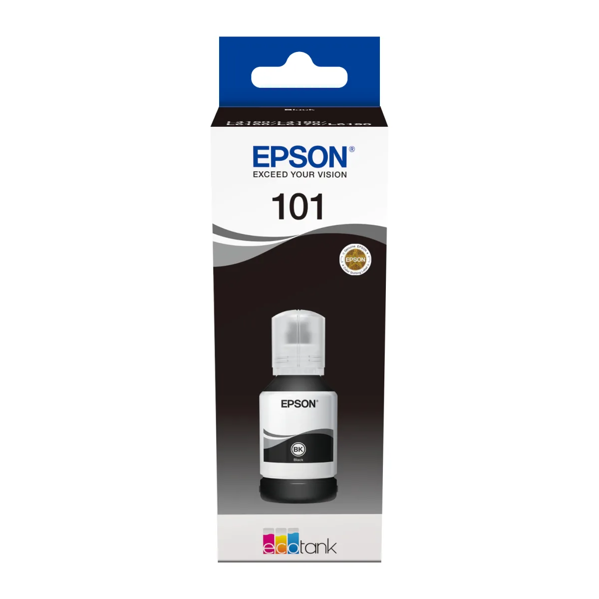 Rezerva cerneala 101 ECOTANK Black pentru Epson L6170, L4160, L4150, L6190