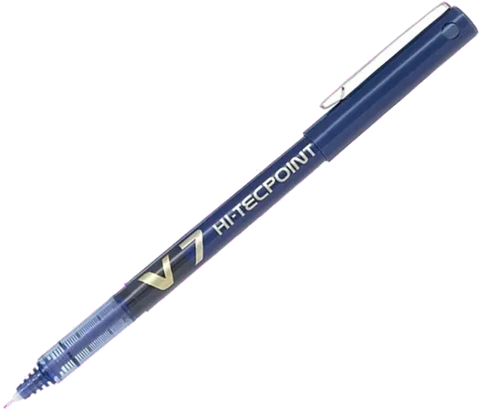 Pilot Roller V7 Hi-Tecpoint 0.7mm varf mediu albastru