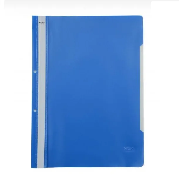 Noki Set 50 dosare plastic PP A4 cu sina albastru