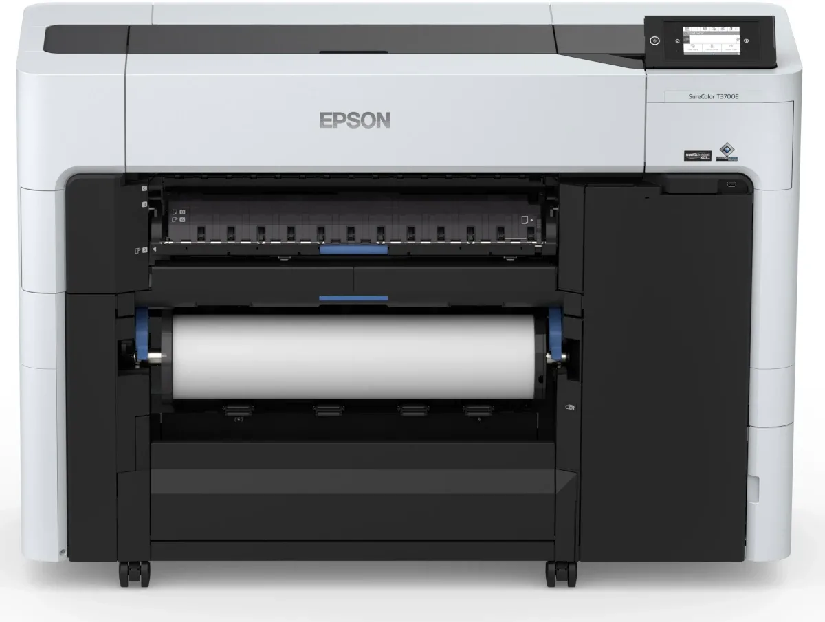 Epson SureColor SC-T3700E, Plotter A1, 24" (61.0 cm) Dual Roll, 6 Ink, Auto cutter