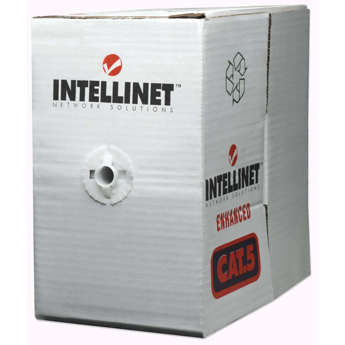 Intellinet Cablu UTP Cat6, Cupru-Aluminiu, AWG 23, rola 305m angle