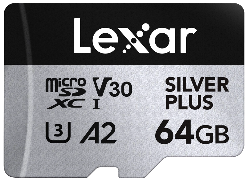 Lexar MicroSDXC Silver Plus 1066x UHS-I/U3/A2/4K R205/W100 (V30) 64GB
