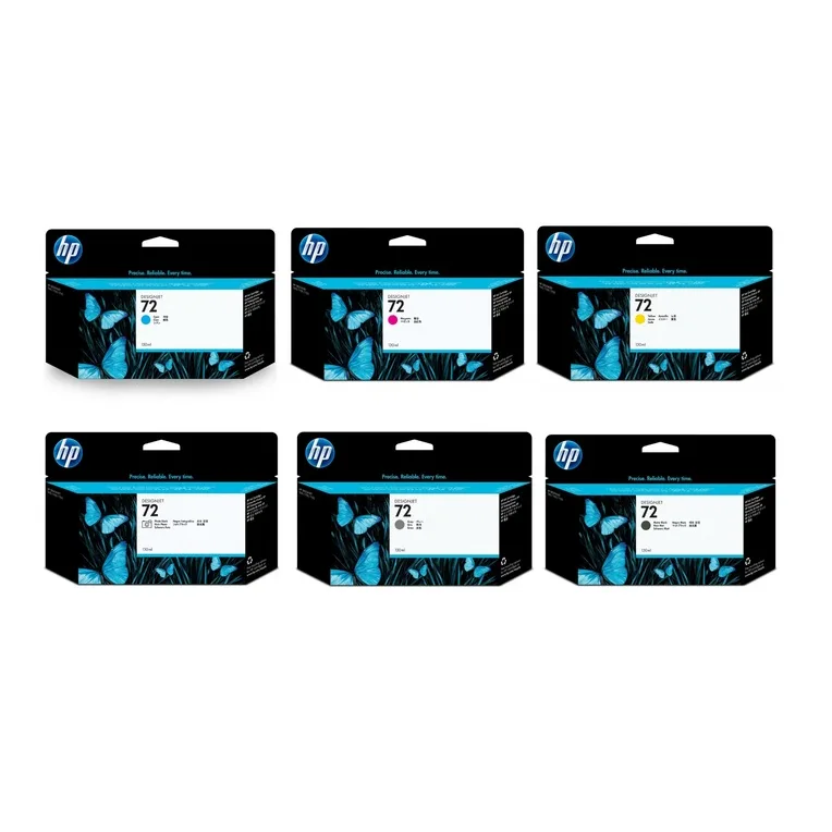 HP Bundle 6 cartuse nr. 72 OEM