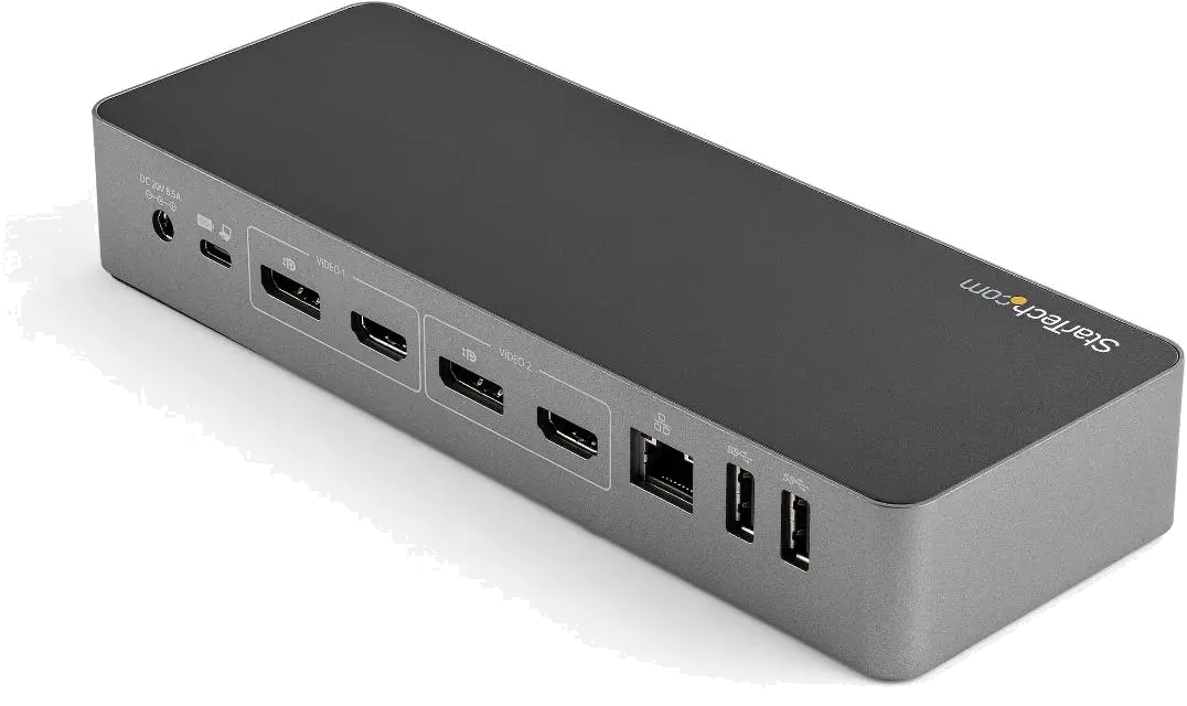 StarTech Hybrid Universal Laptop Docking Station with 100W Power Delivery 