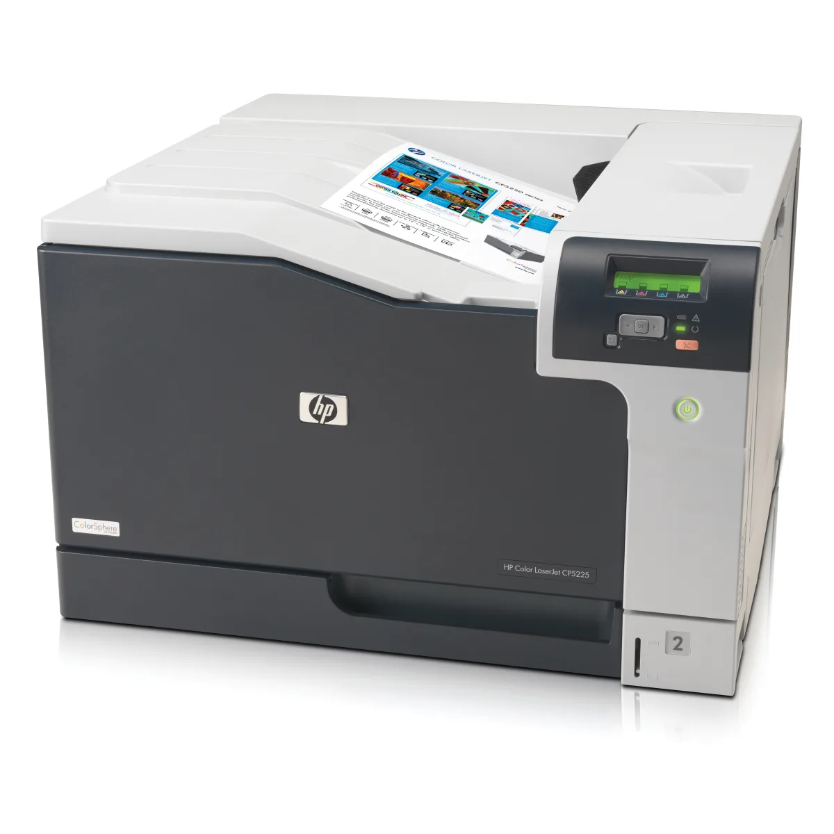 HP LaserJet Enterprise CP5225dn imprimanta color A3 duplex (CE712A) angle
