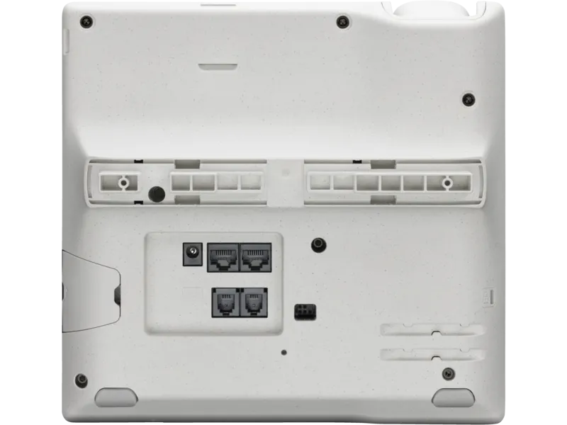 HP Poly Edge E400 IP Phone and PoE-enabled 