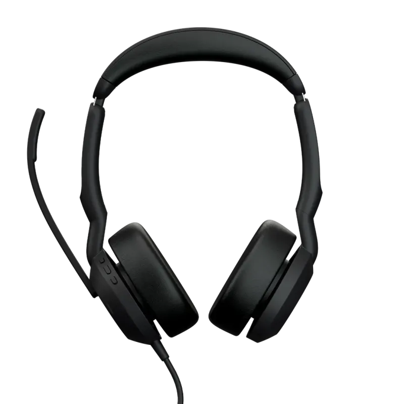 Jabra Casca EVOLVE2 50 MS cu fir, Binaural, On-Ear, conectare USB-C/USB-A, Bluetooth