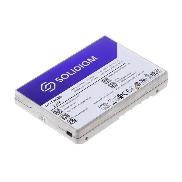 Solidgm SSD server D7-P5620 3.2TB U.2 PCIe 4.0 NVMe SSDPF2KE032T11Z