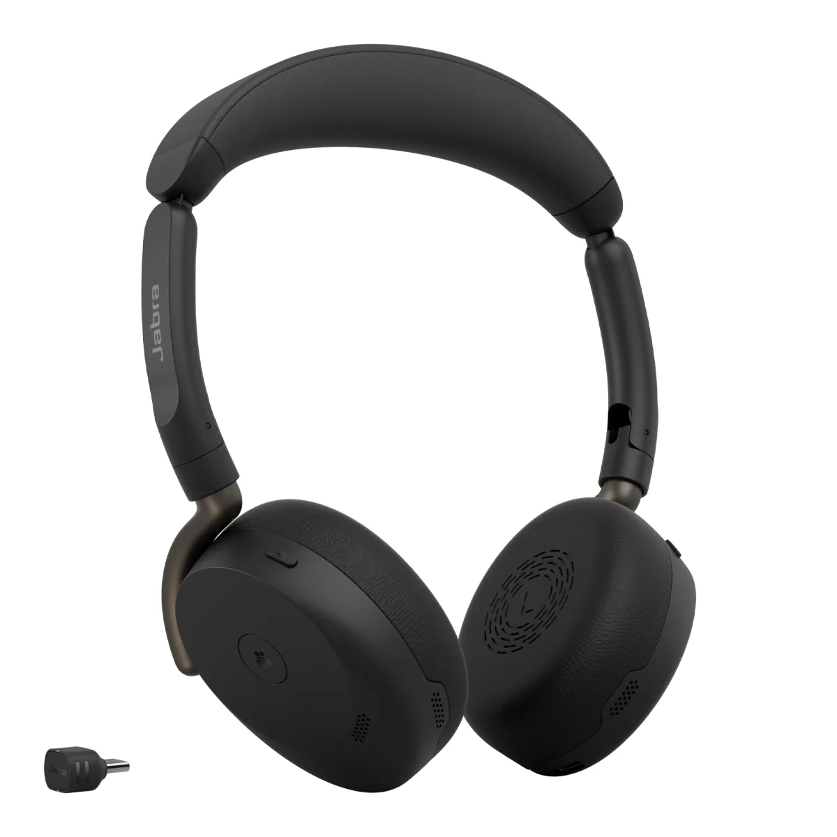 Jabra Casti Evolve3 65 Flex Teams stereo USB-C Link 390c, pad incarcare 