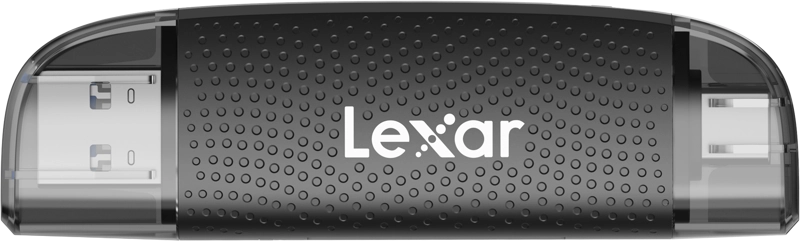 Lexar Cardreader Dual Slot USB-A/C (LRW310X) Supports microSD and SD cards (USB 