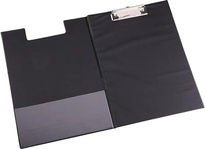 Office Clipboard A4 dublu plastifiat tip mapa, negru 