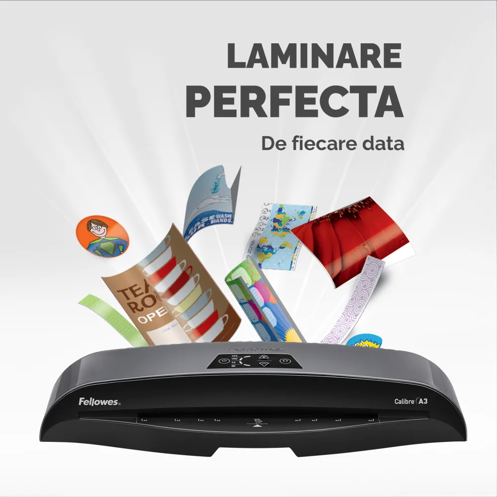 Fellowes Laminator A3 Calibre 125mic 320mm 500mm/min InstaHeat lifestyle
