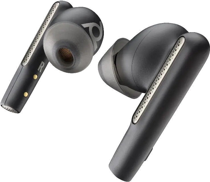 HP Poly Voyager Free 60/60+ MS Teams earbuds Black 2 buc
