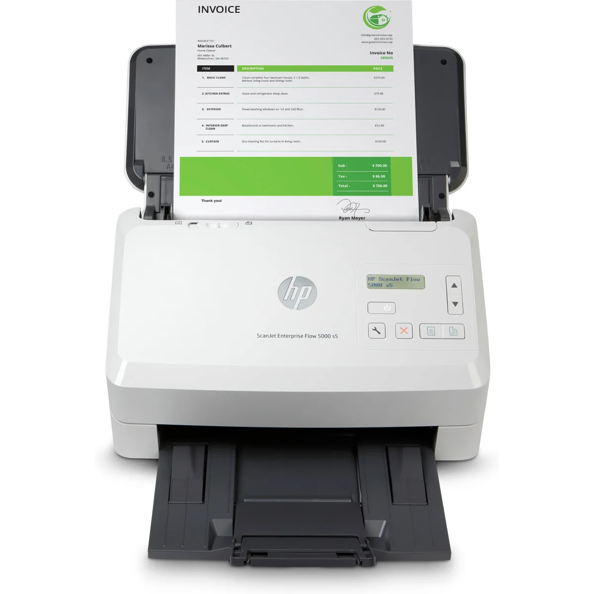 HP ScanJet Enterprise Flow 5000 s5 scanner 65 ppm