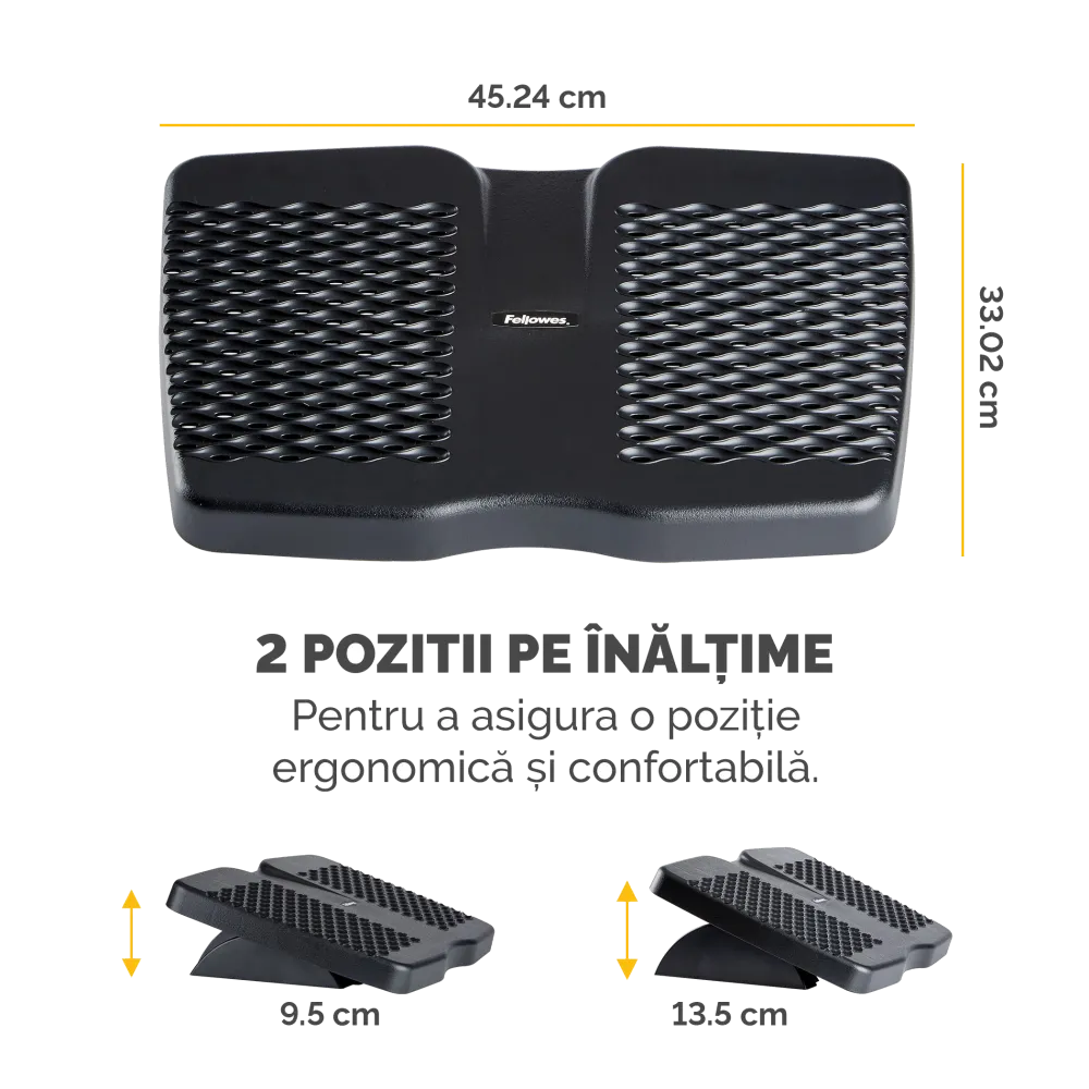 Fellowes Refresh foot suport - suport ergonomic pentru picioare 