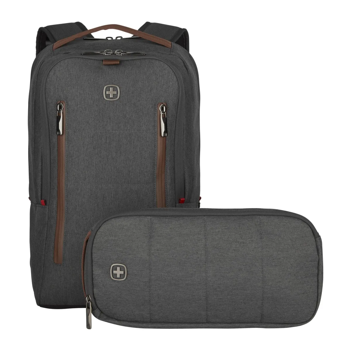 Wenger CityUpgrade, 2in1 Rucsac laptop 16" cu borseta, 15 l, Gri Alloy