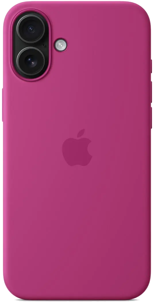 Apple iPhone 16 Plus Silicone Case with MagSafe - Fuchsia (Seasonal) 