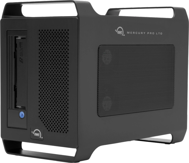 OWC Mercury Pro LTO-8 Thunderbolt cu banda, cleaner si SSD 4TB