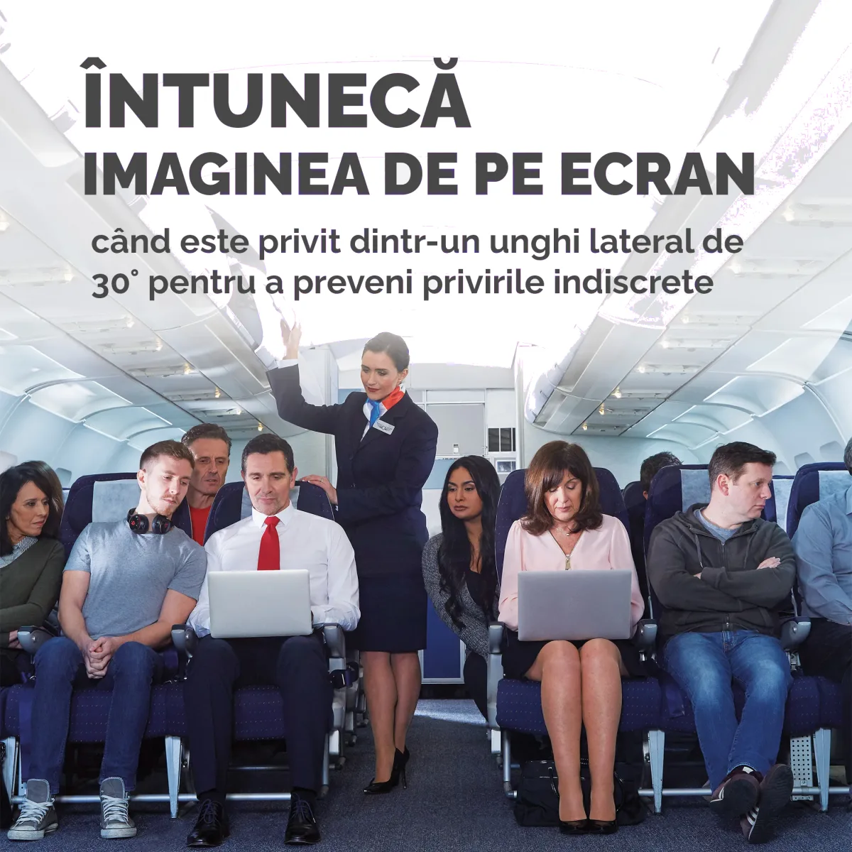 Fellowes Blackout Privacy Filter 15.6 inch 16:9 (346mm x 195mm) lifestyle