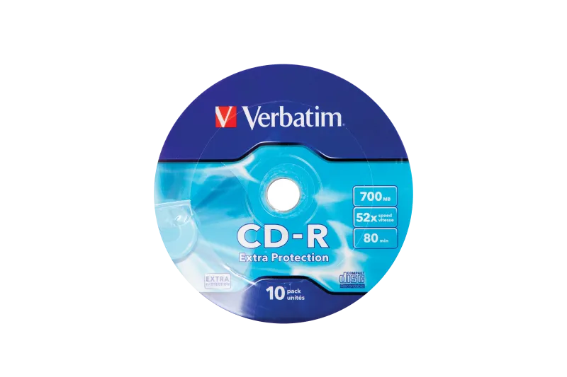 Verbatim CD-R 52X 700MB 10PK OPS Wrap EP 700MB, 10 buc.